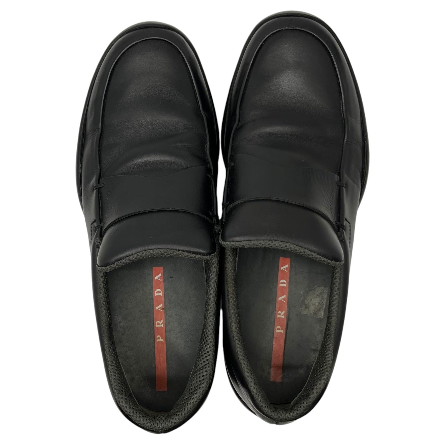 PRADA SPORT(プラダスポーツ) 00's leather logo loafers レザー ロゴ