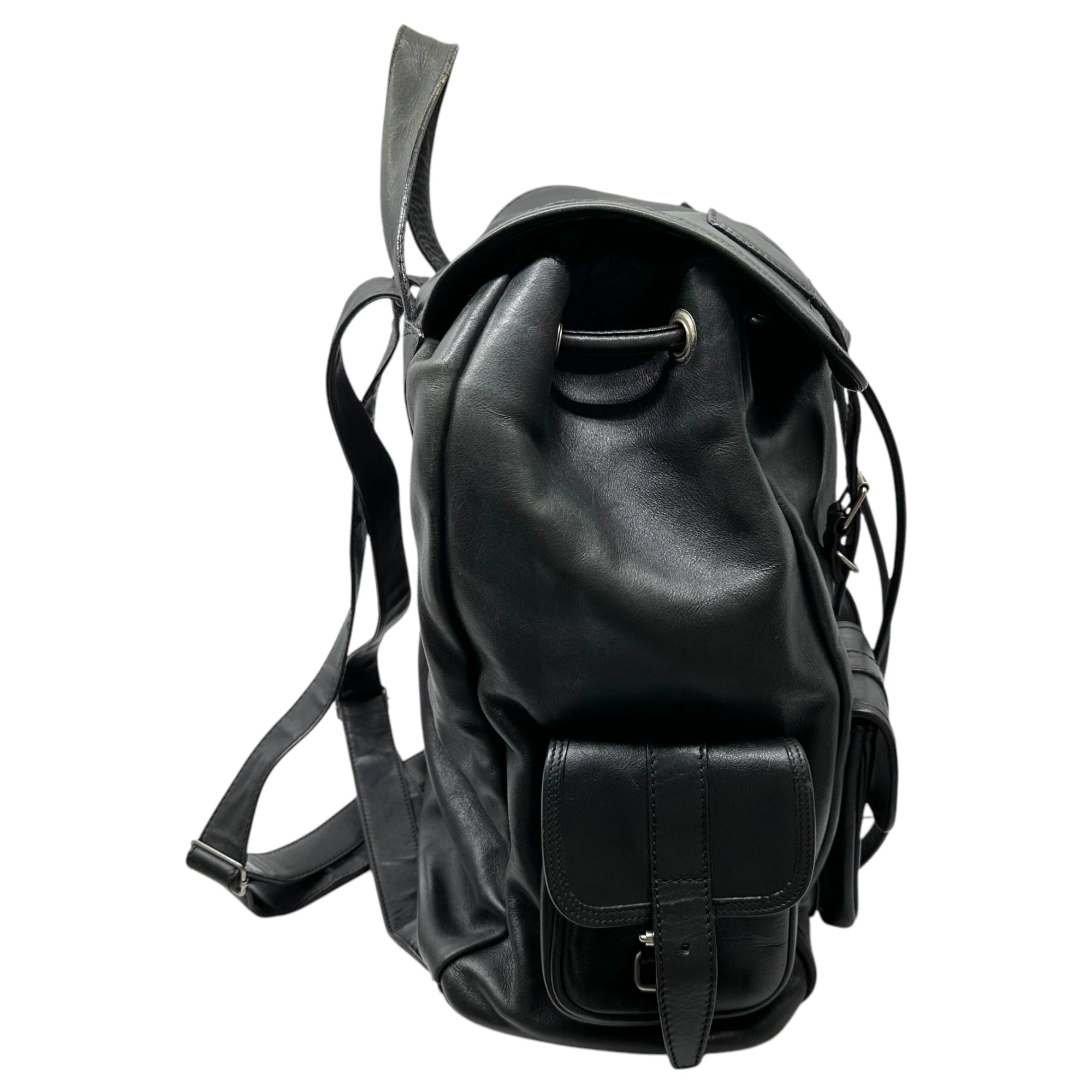 SAINT LAURENT(サンローラン) 13SS By Hedi Slimane leather backpack