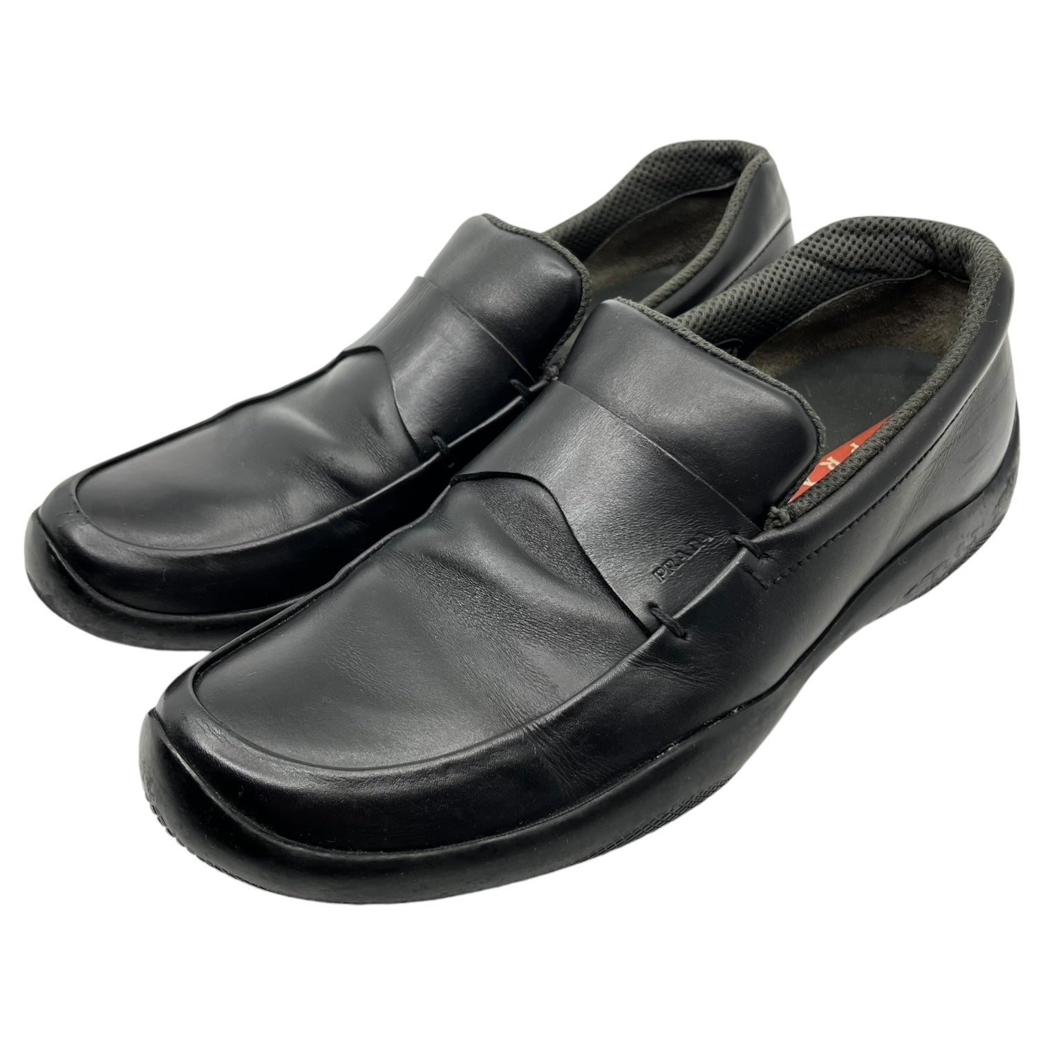 PRADA SPORT(プラダスポーツ) 00's leather logo loafers レザー ロゴ
