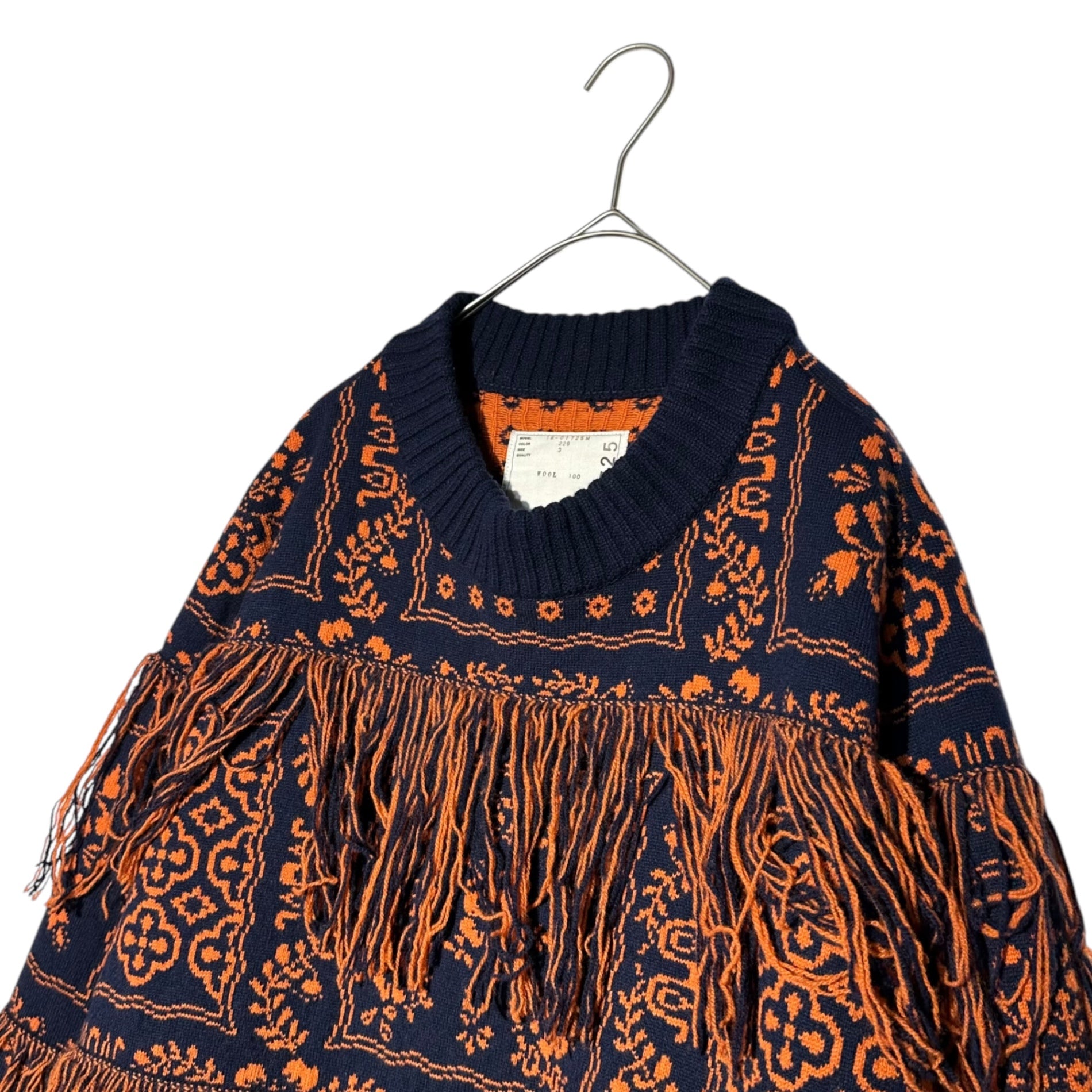 sacai×Reyn Spooner(サカイ×レインスプーナー) 18AW paisley fringe