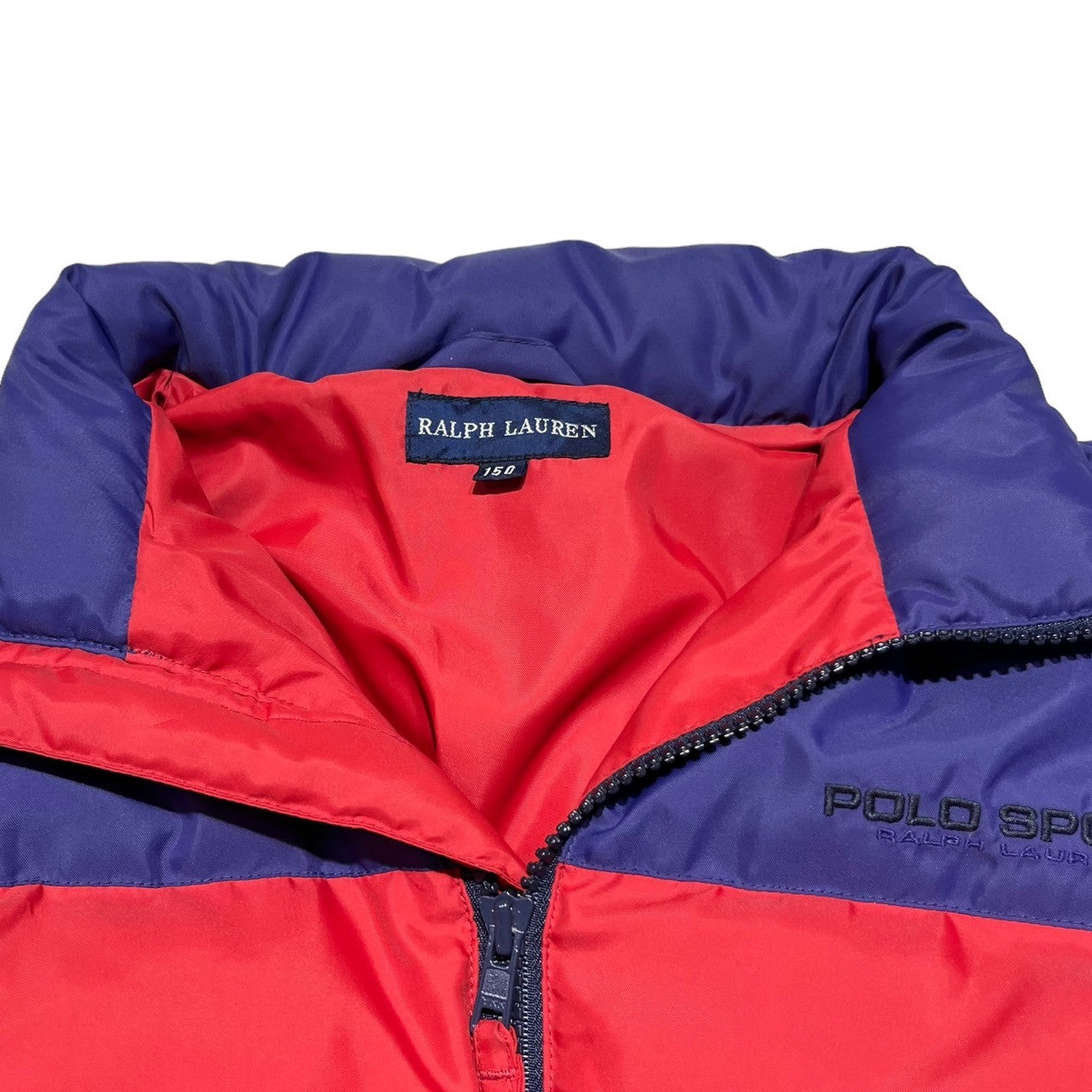POLO SPORT(ポロスポーツ) 00's Bicolor nylon down jacket バイカラー