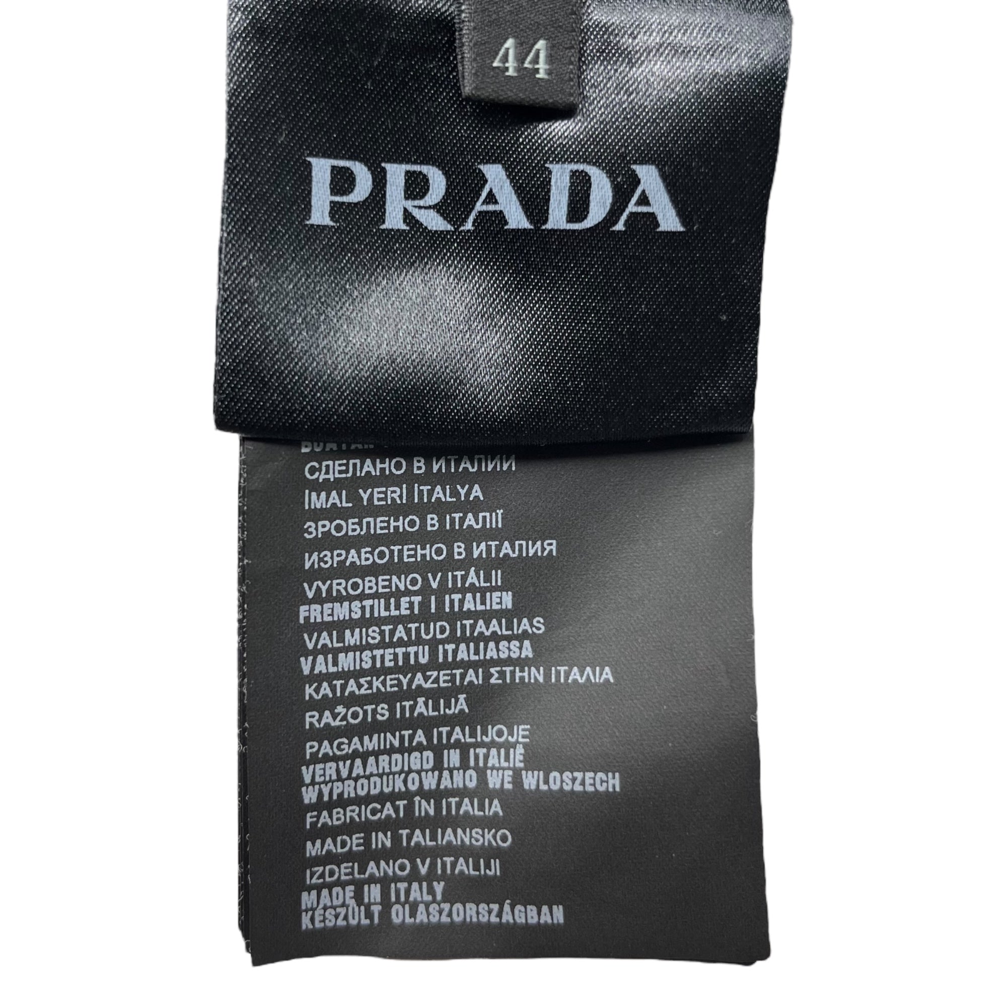 PRADA(プラダ) Sport logo nylon rayon zip hoodie スポーツ ロゴ
