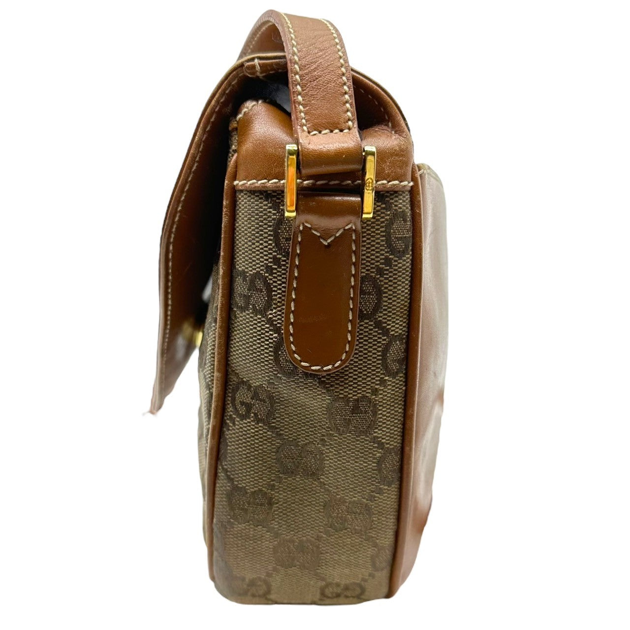 GUCCI(グッチ) Vintage GG logo flap shoulder bag ヴィンテージ GG