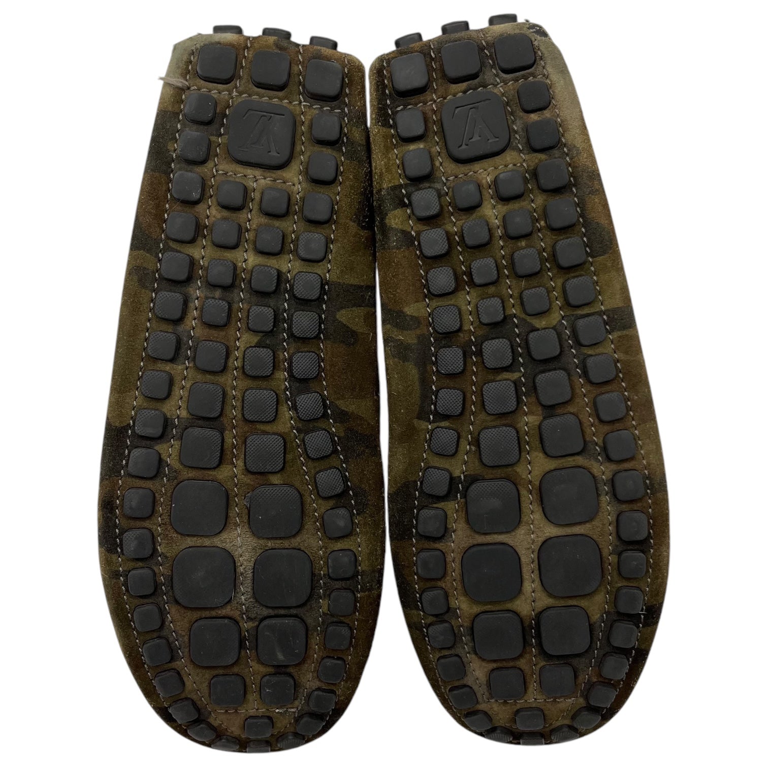 LOUIS VUITTON(ルイヴィトン) Camouflage moccasin driving shoes