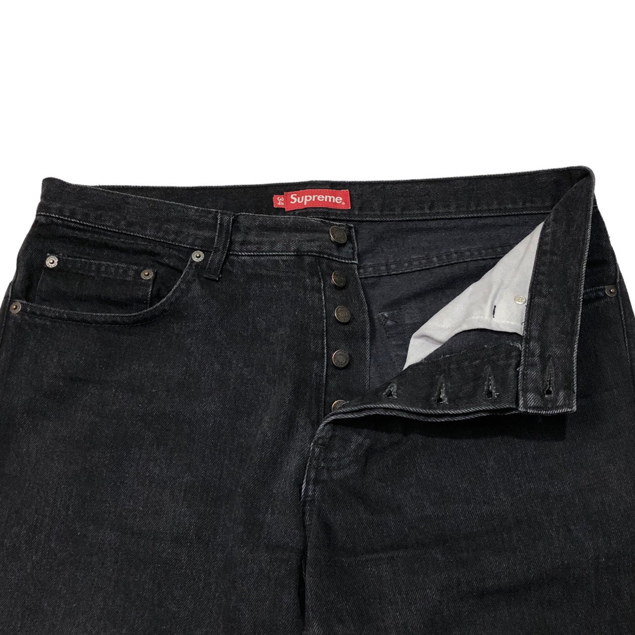 SUPREME(シュプリーム) Washed Black Slim Jean/ウォッシュドブラック