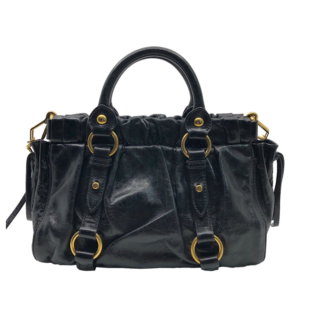 miumiu(ミュウミュウ) VITELLO LUX マテラッセ 2WAY レザー ショルダー