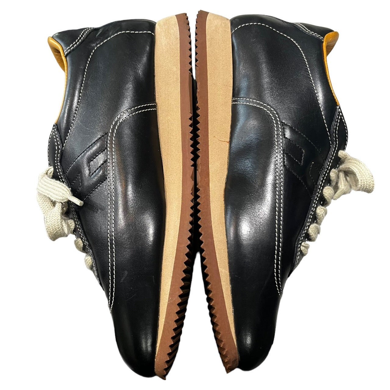 HERMES(エルメス) H logo quick sneakers Hロゴ クイック レザー