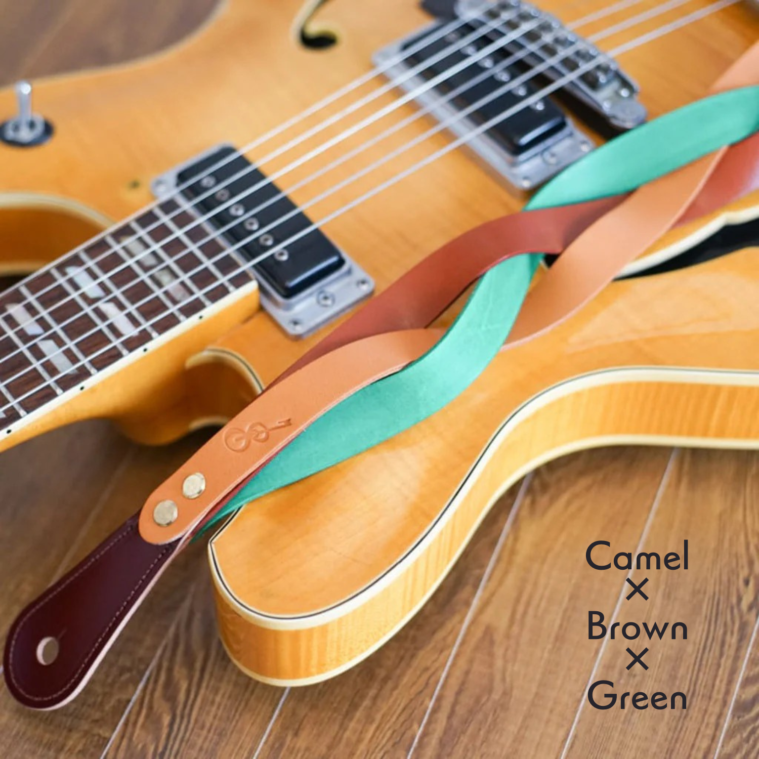 Triad トライアド｜程よい主張の三つ編みギターストラップ – 708works