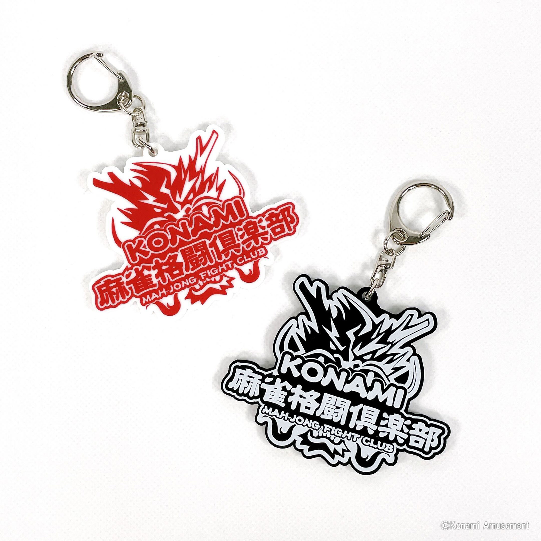 KONAMI麻雀格闘倶楽部 チームロゴキーホルダー ブラックver. | M