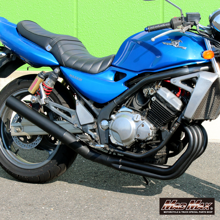 MADMAX製 ショート管マフラー バリオスII ブラック [株式会社マッド