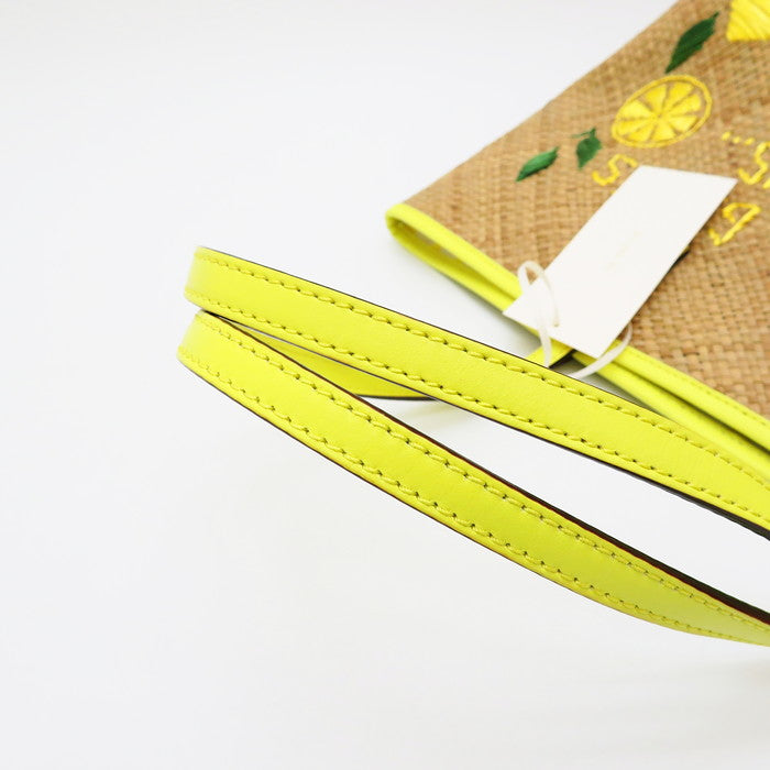 Kate Spade/ケイトスペード】 PXRU4741 カゴバッグ レモン柄刺繍
