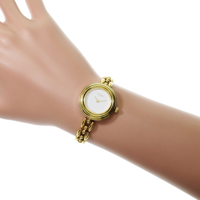 GUCCI/グッチ】 11/12.2 チェンジベゼル6 コマ調整不可 腕時計 GP