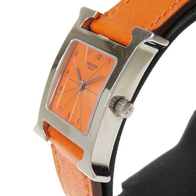 HERMES/エルメス】 Hウオッチ HH1.210 腕時計 ステンレススチール