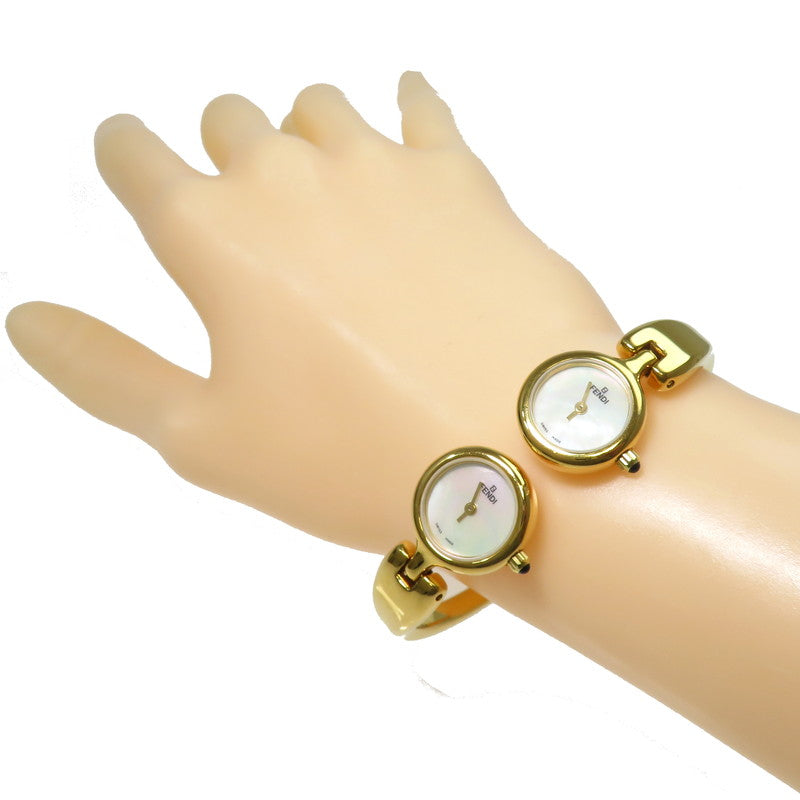 FENDI/フェンディ】 ダブルフェイス 2タイムゾーン 620L 腕時計 GP