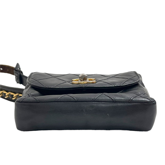 CHANEL/シャネル】 マトラッセ ウエストポーチ △ベルトカスタム