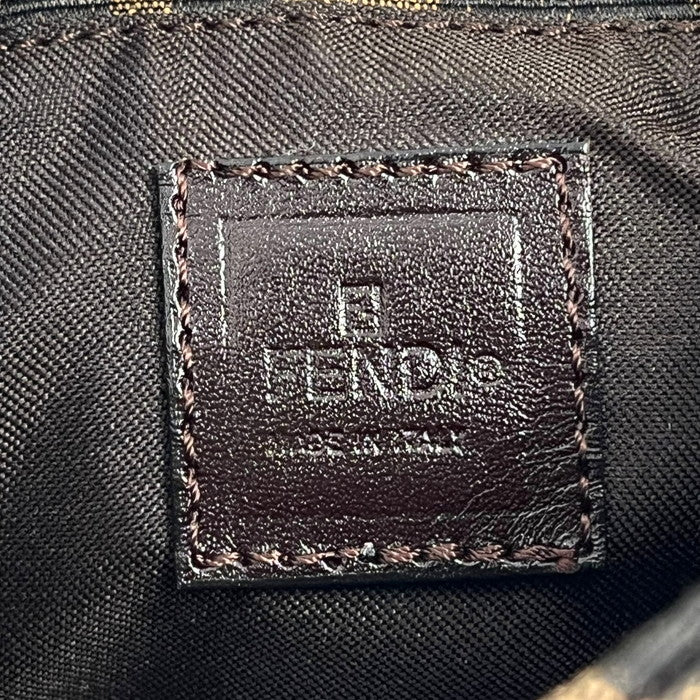 FENDI/フェンディ】 ミニクロワッサン ズッカ ポーチ ミニバッグ