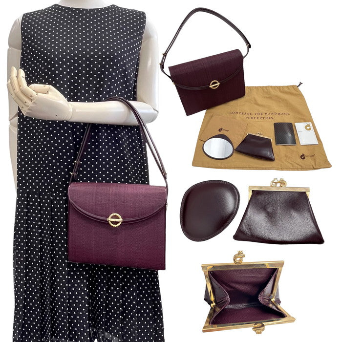 COMTESSE/コンテス】 ワンショルダー ホースヘア ショルダーバッグ