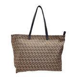 FENDI/フェンディ】 ズッキーノ トートバッグ キャンバス/レザー