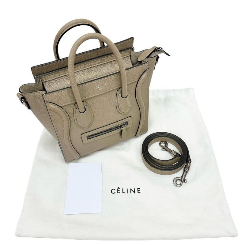 CELINE/セリーヌ】 ラゲージ ナノショッパー 2WAYショルダー