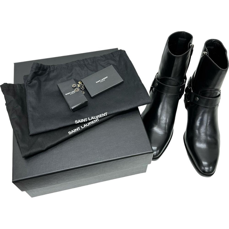 SAINT LAURENT/サンローラン】 ワイアット ハーネス ショートブーツ