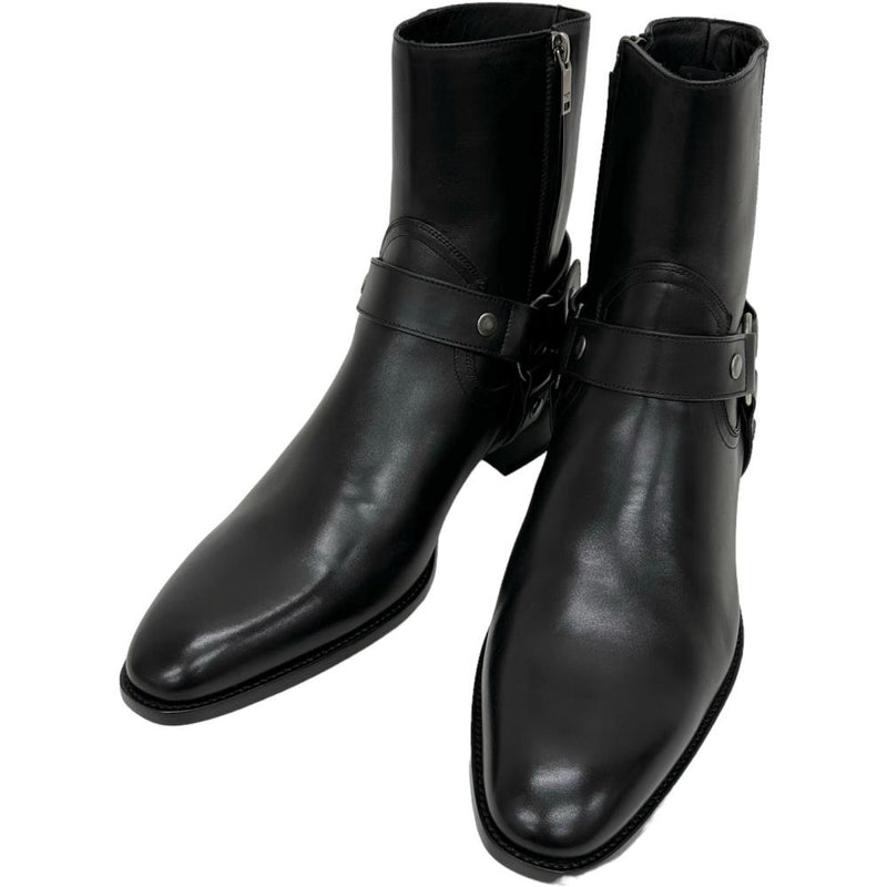 SAINT LAURENT/サンローラン】 ワイアット ハーネス ショートブーツ