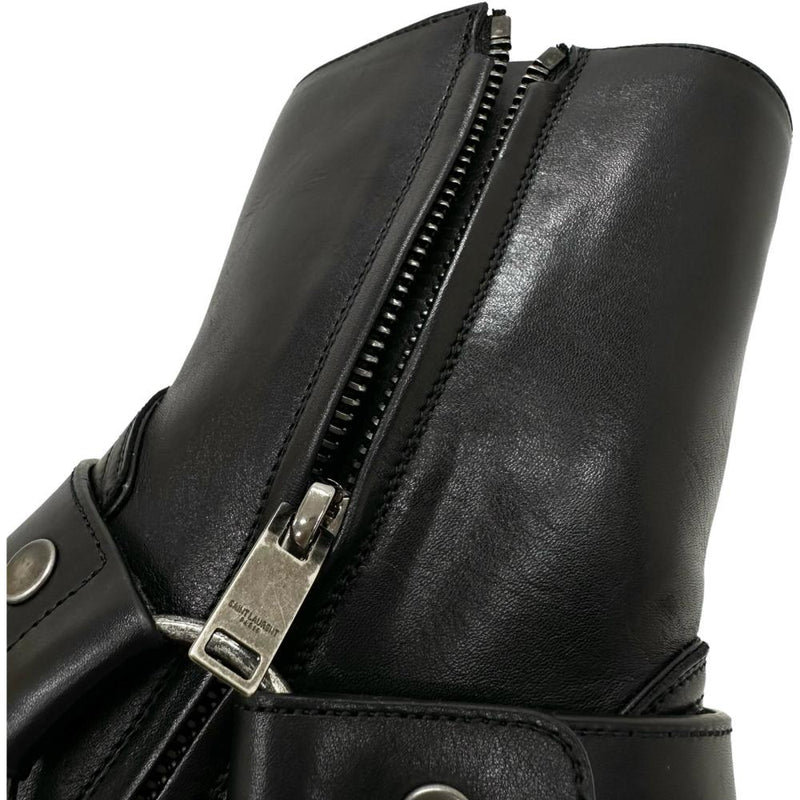 SAINT LAURENT/サンローラン】 ワイアット ハーネス ショートブーツ