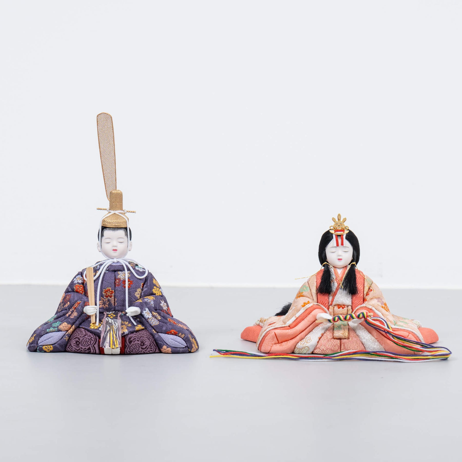 瑠花平飾り 一秀 市松｜雛人形 お雛様 コンパクトでおしゃれ​かわいい