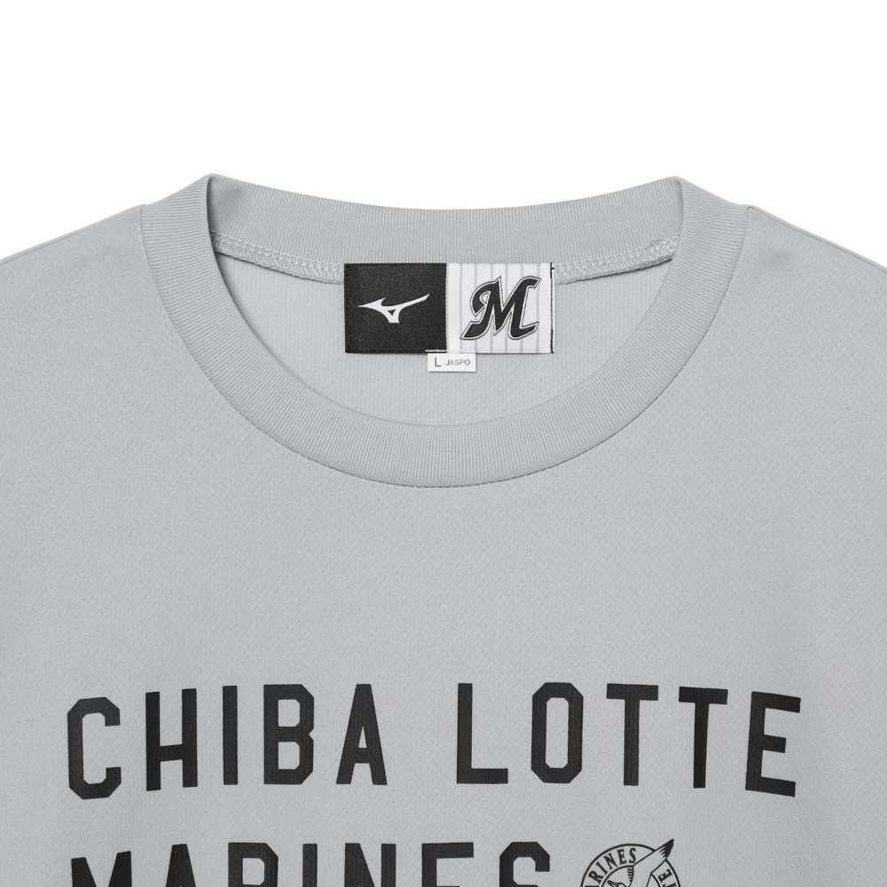 ミズノレプリカ プラクティスTシャツ(グレー)/マリーンズオンライン