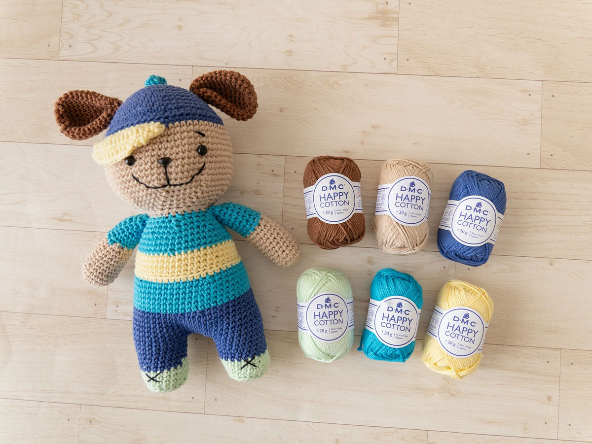DMC 並太 コットン毛糸『ハッピーコットン』あみぐるみにおすすめ
