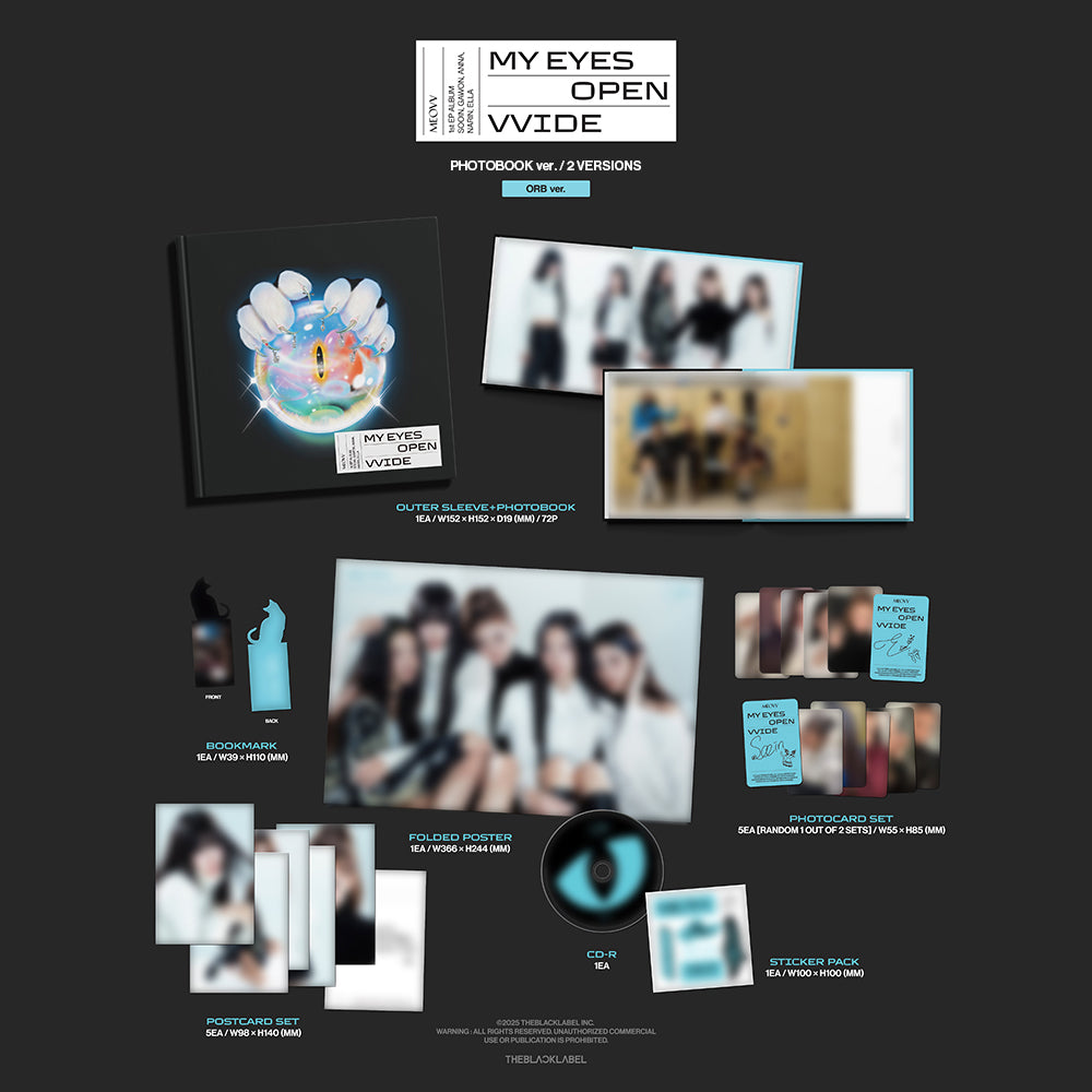 MEOVV 1st EP ALBUM 'MY EYES OPEN VVIDE' (ORB ver.) - MEOVV