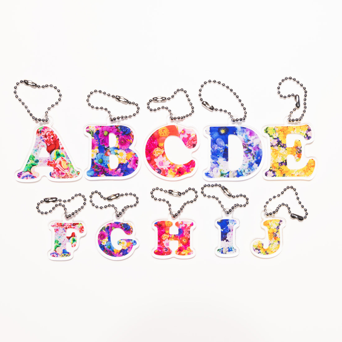 イニシャルキーホルダー（Lサイズ）| Yellow – MIKA NINAGAWA OFFICIAL