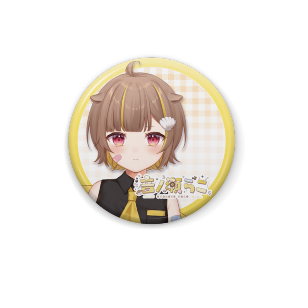 音ノ瀬らこデビュー記念 缶バッジA – ミリプロオフィシャルショップ