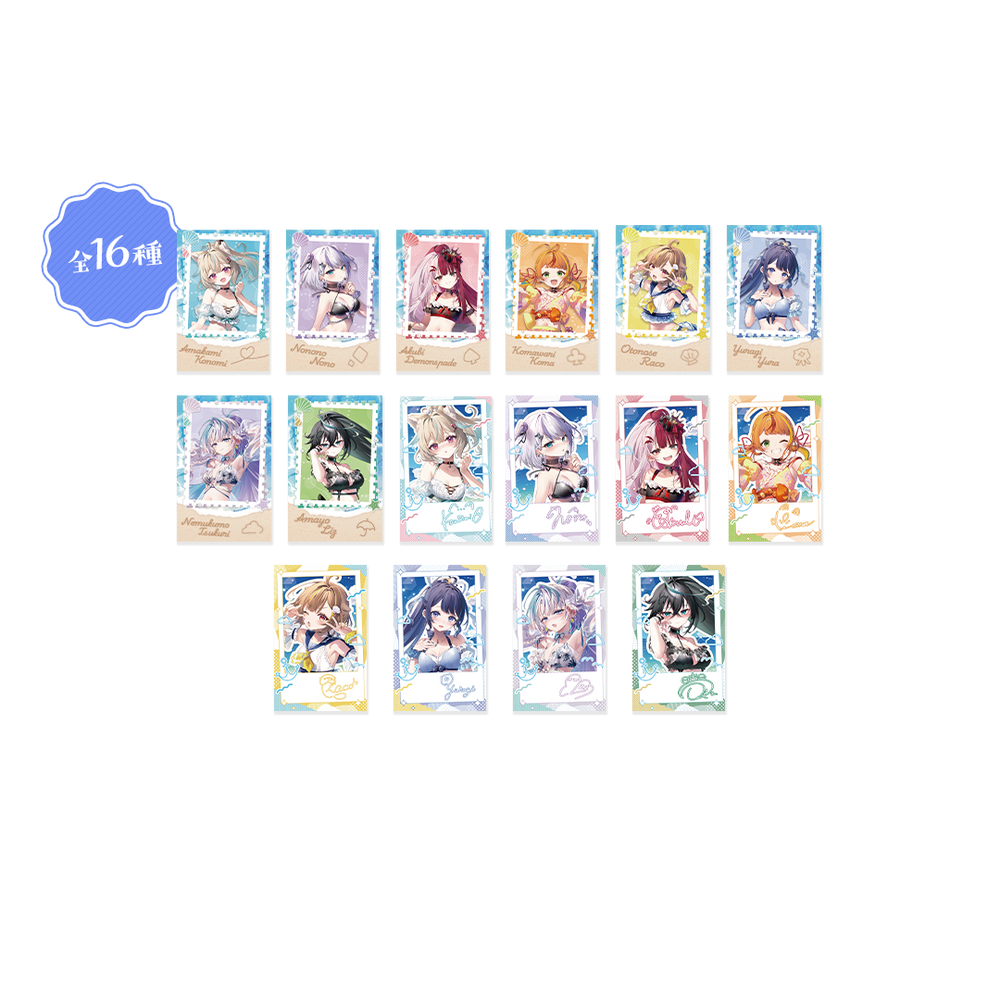 ミリプロ サマーコレクション ランダム チェキ風カード 全16種 2025