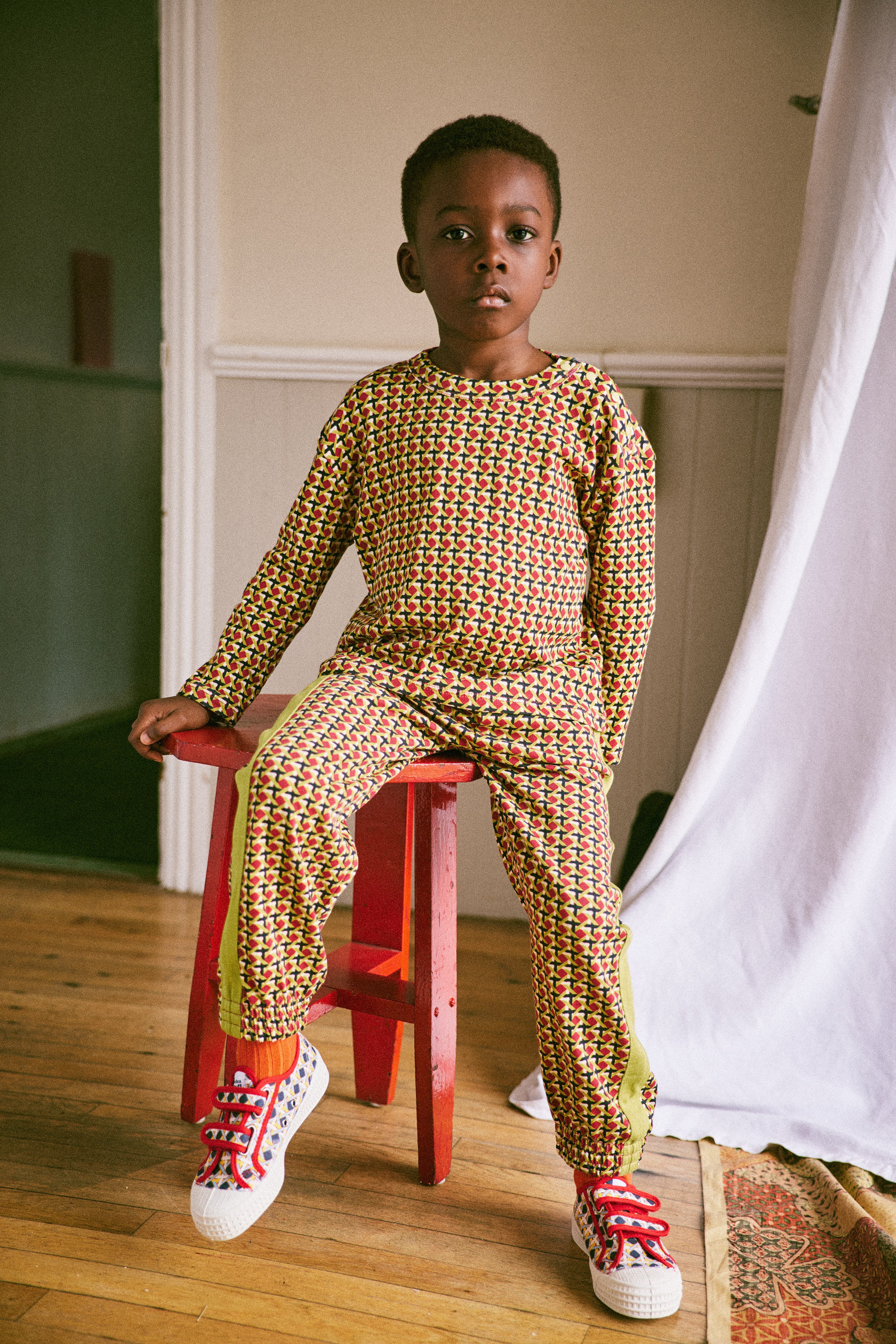 ボトムス misha&puff lattice camp pants 2y ボトムス・スパッツ