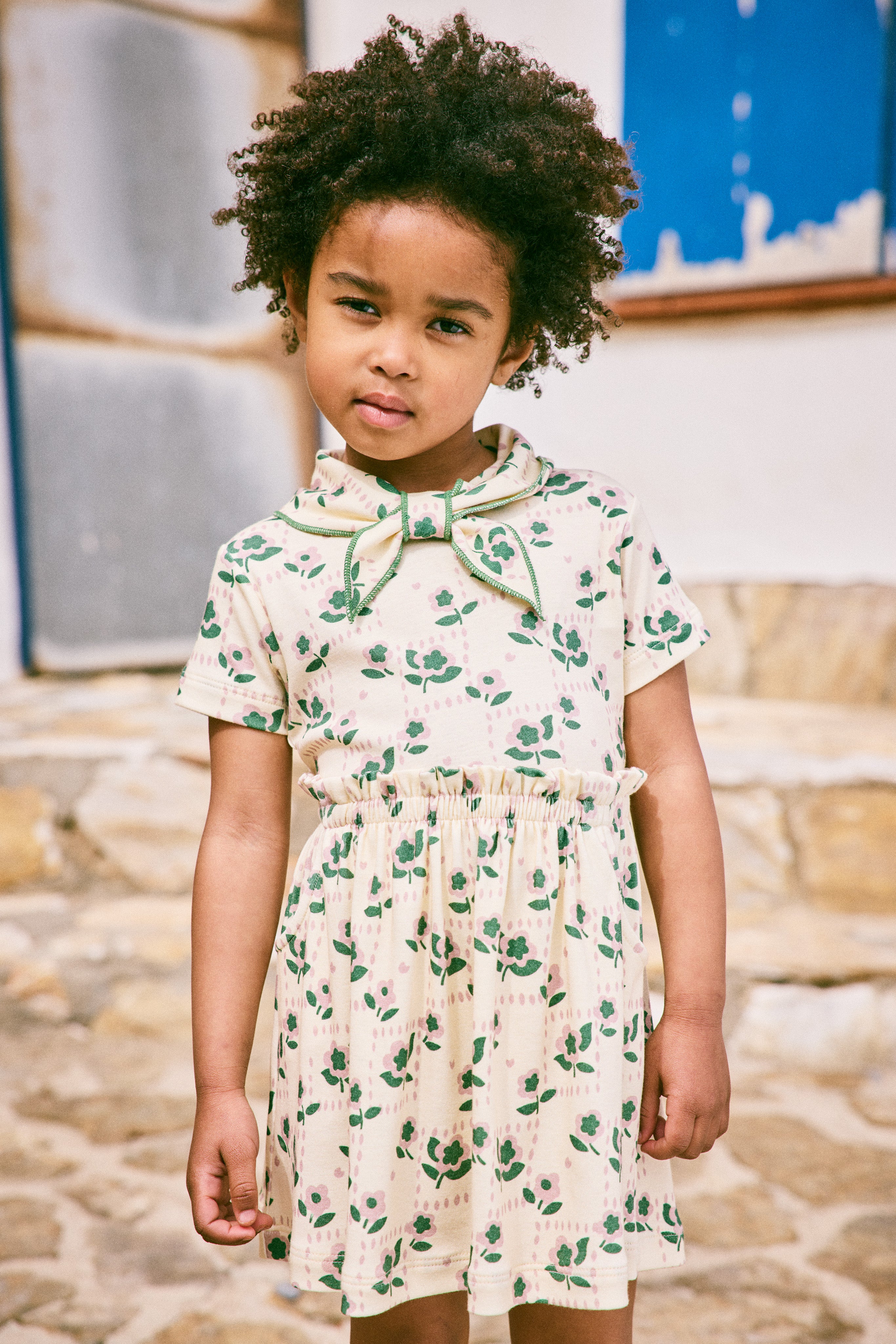 Misha&Puff 花柄スカウト4y