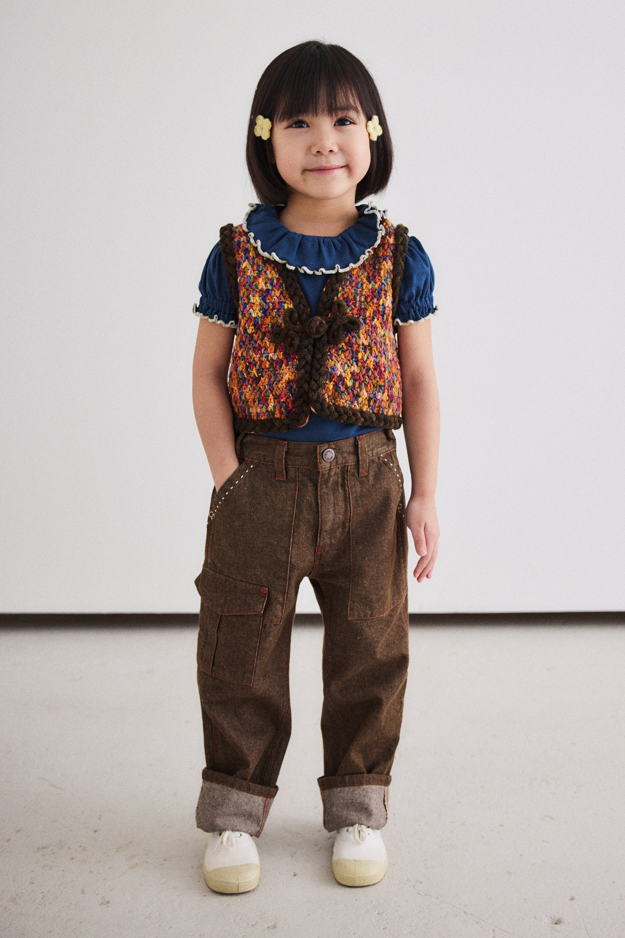 Misha&Puff 花柄スカウト4y