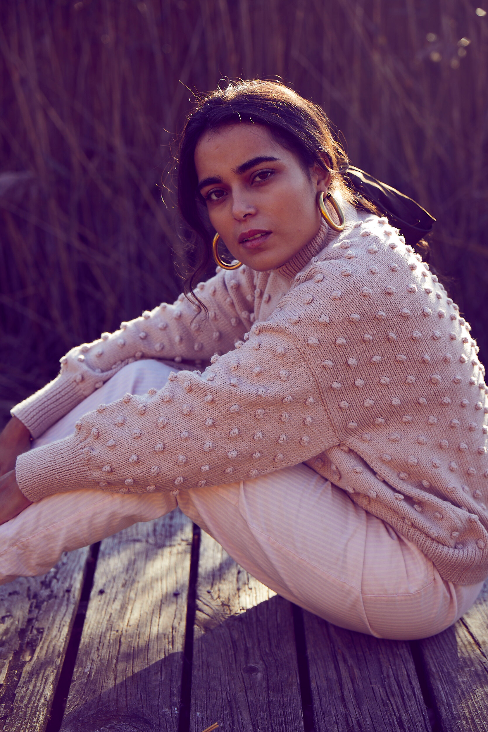 Sweater Knitting Pattern | Popcorn Sweater | Misha & Puff