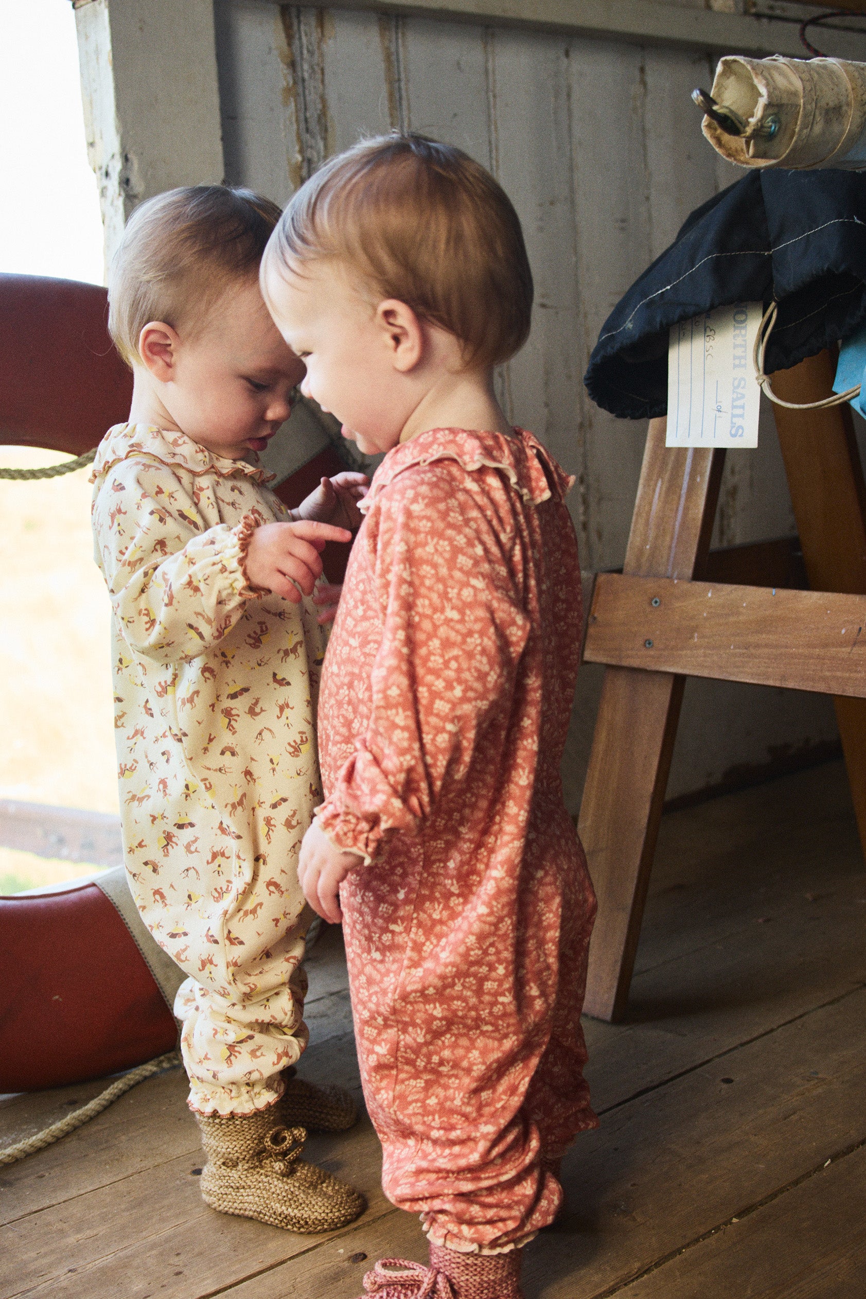 Baby Pierrot Onesie – Misha & Puff