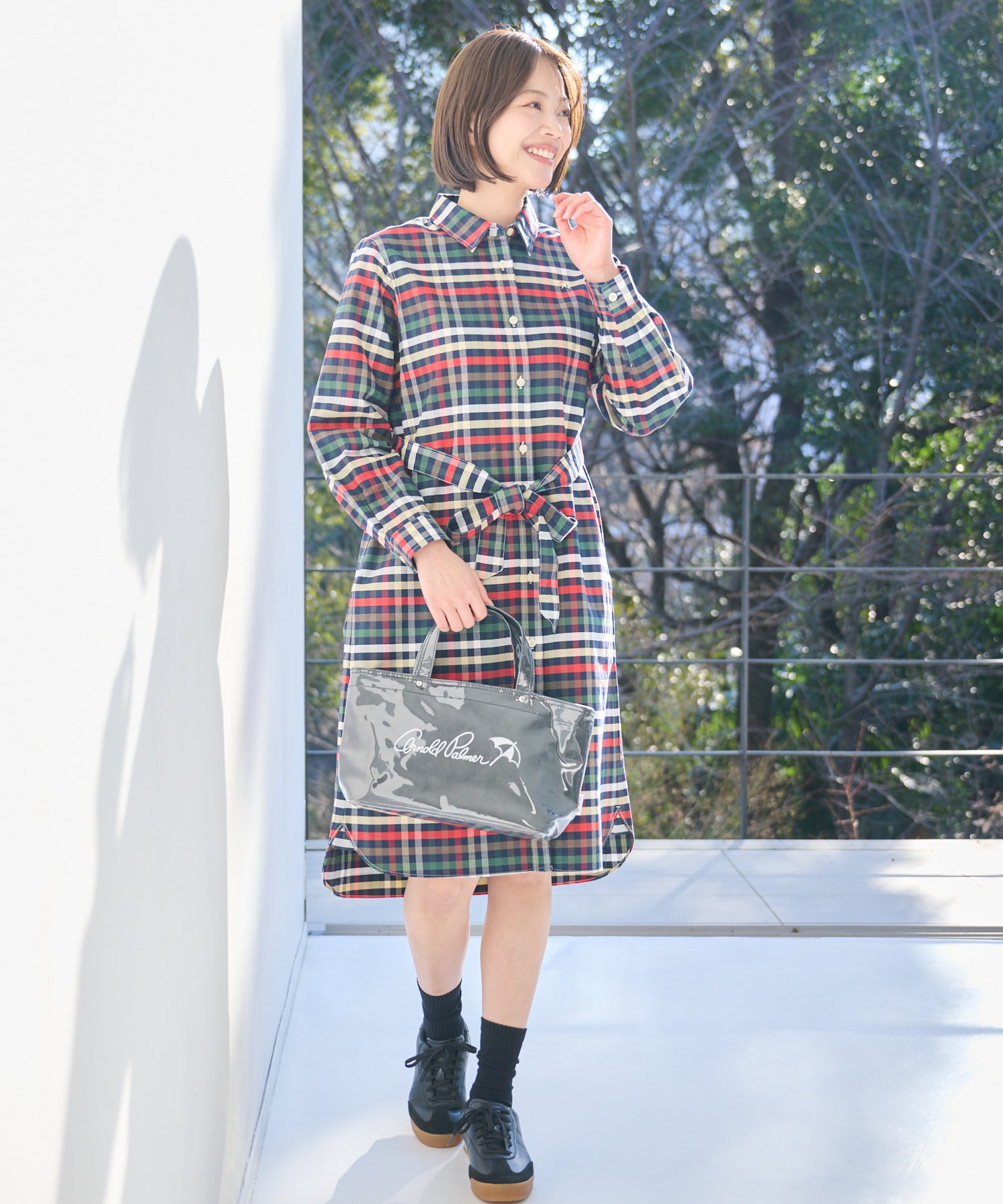 ラミネート×タイベック バッグ（トートバッグ/レディース