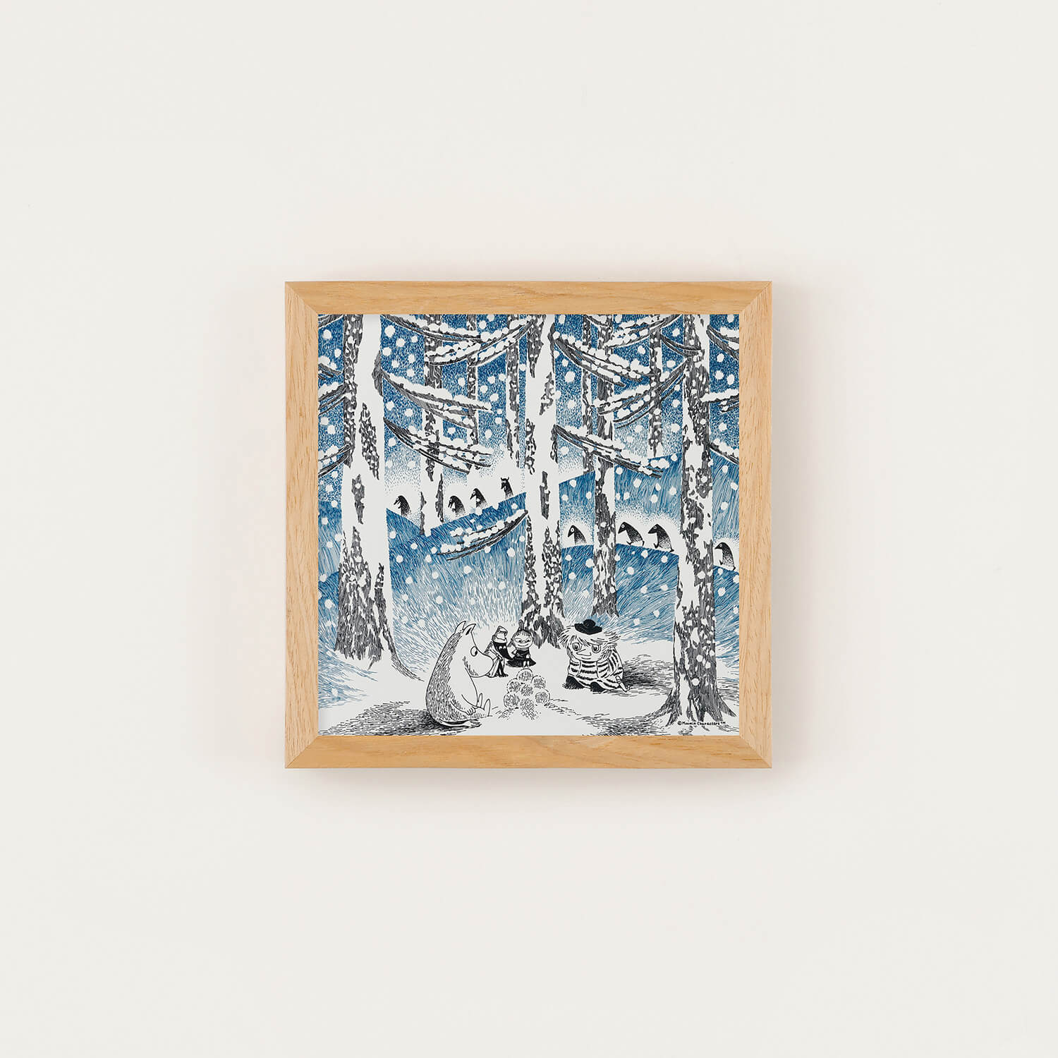 MOOMIN TRIBUTE WORKS×a good view アートポスター フレームセット