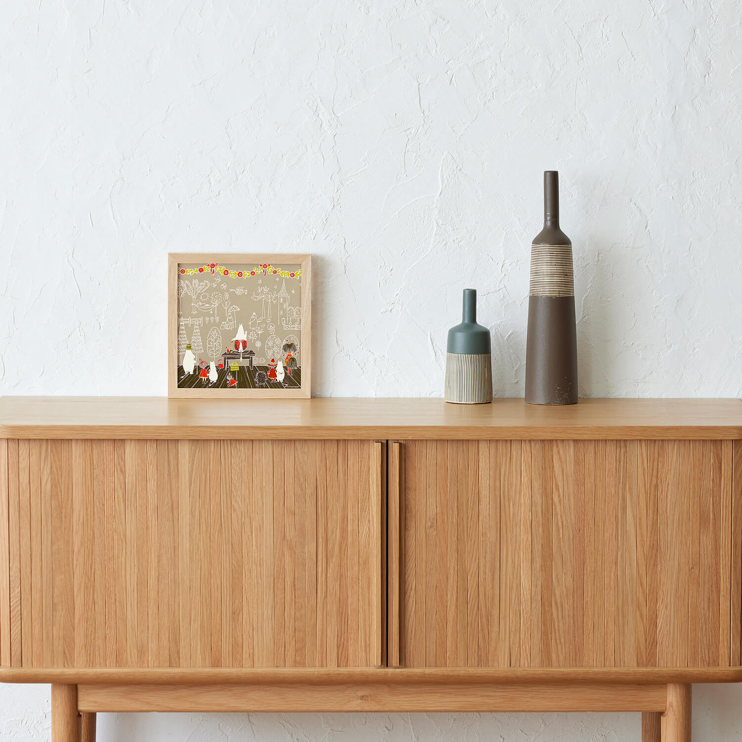 MOOMIN TRIBUTE WORKS×a good view アートポスター フレームセット