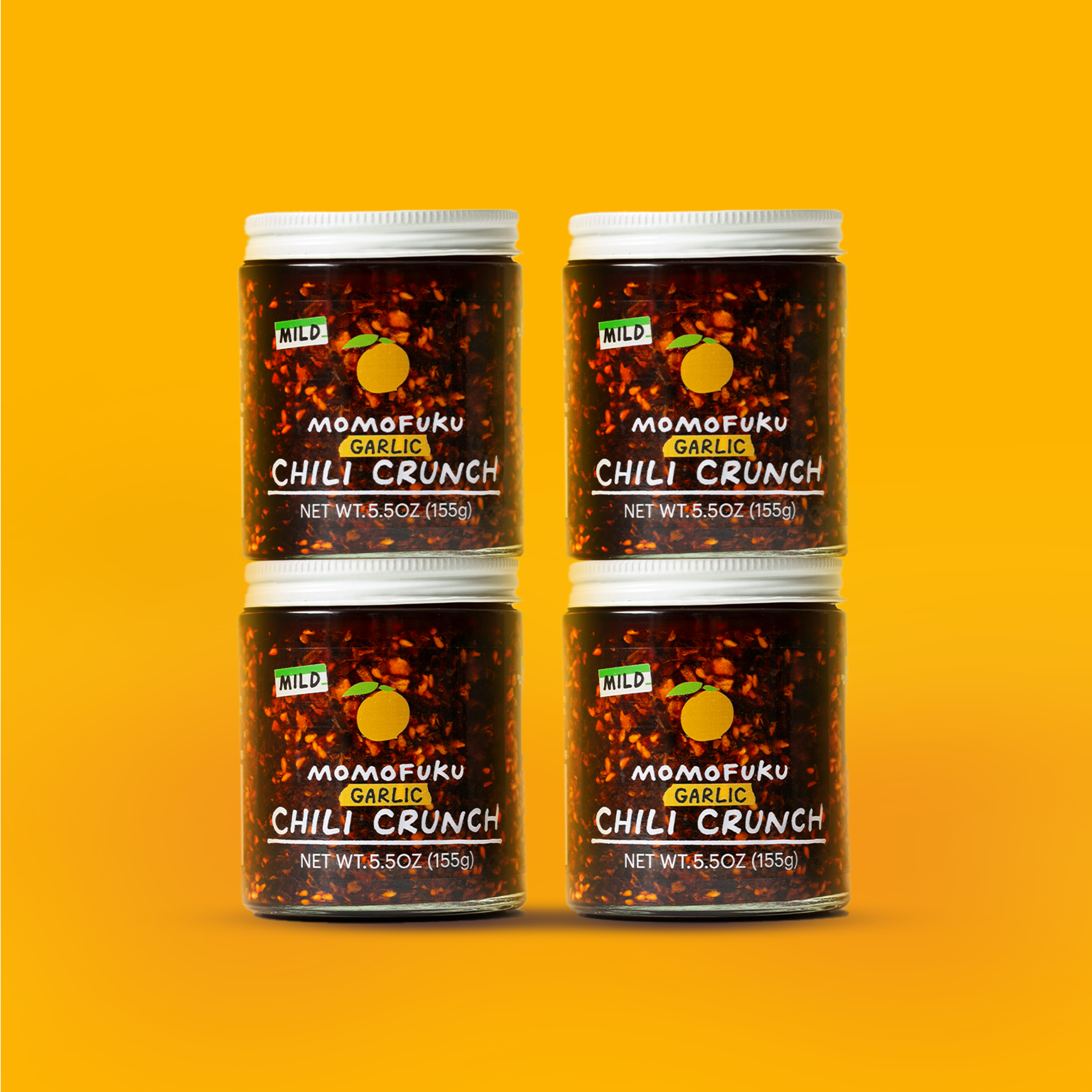 Mild Garlic Chili Crunch 4-Pack – Momofuku Goods