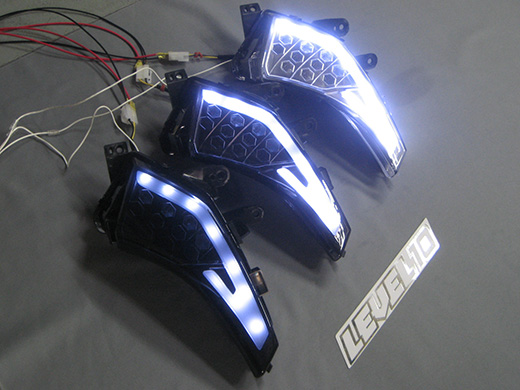 T-MAX530 LED ウィンカー スモークレンズ オールインセット