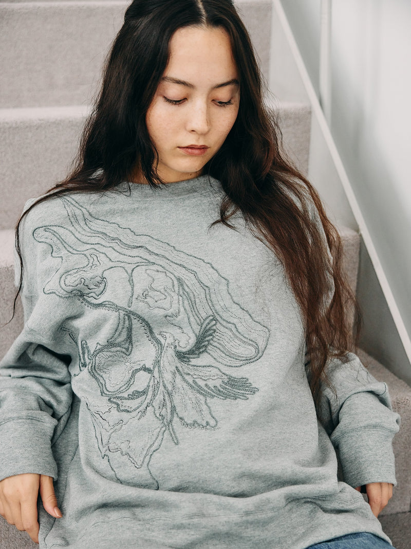 mukasa ORB EMBROIDERY SWEAT／刺繍スウェットプルオーバー – Numero