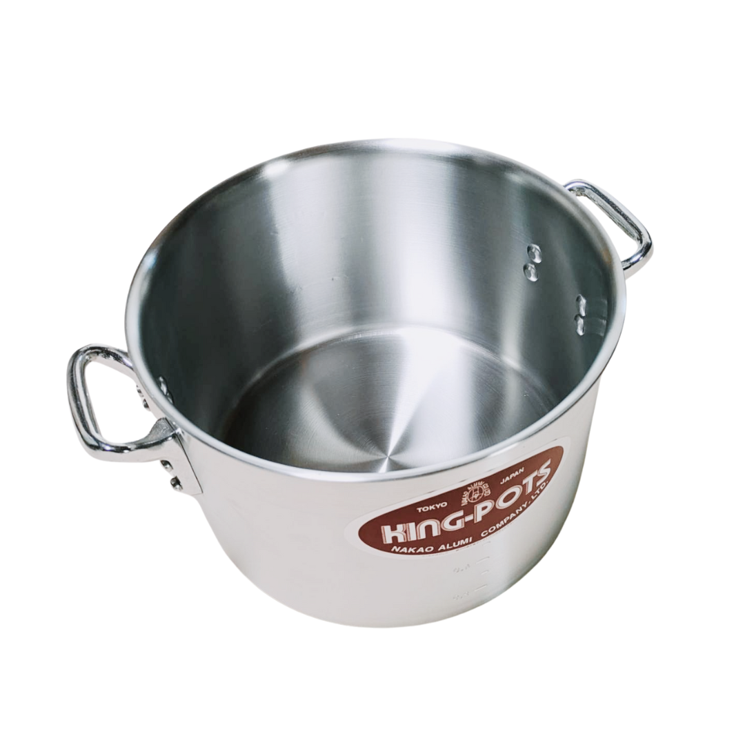 半寸胴鍋 アルミ鍋 [ガス] 15～72cm 全16サイズ / キングポット N-2