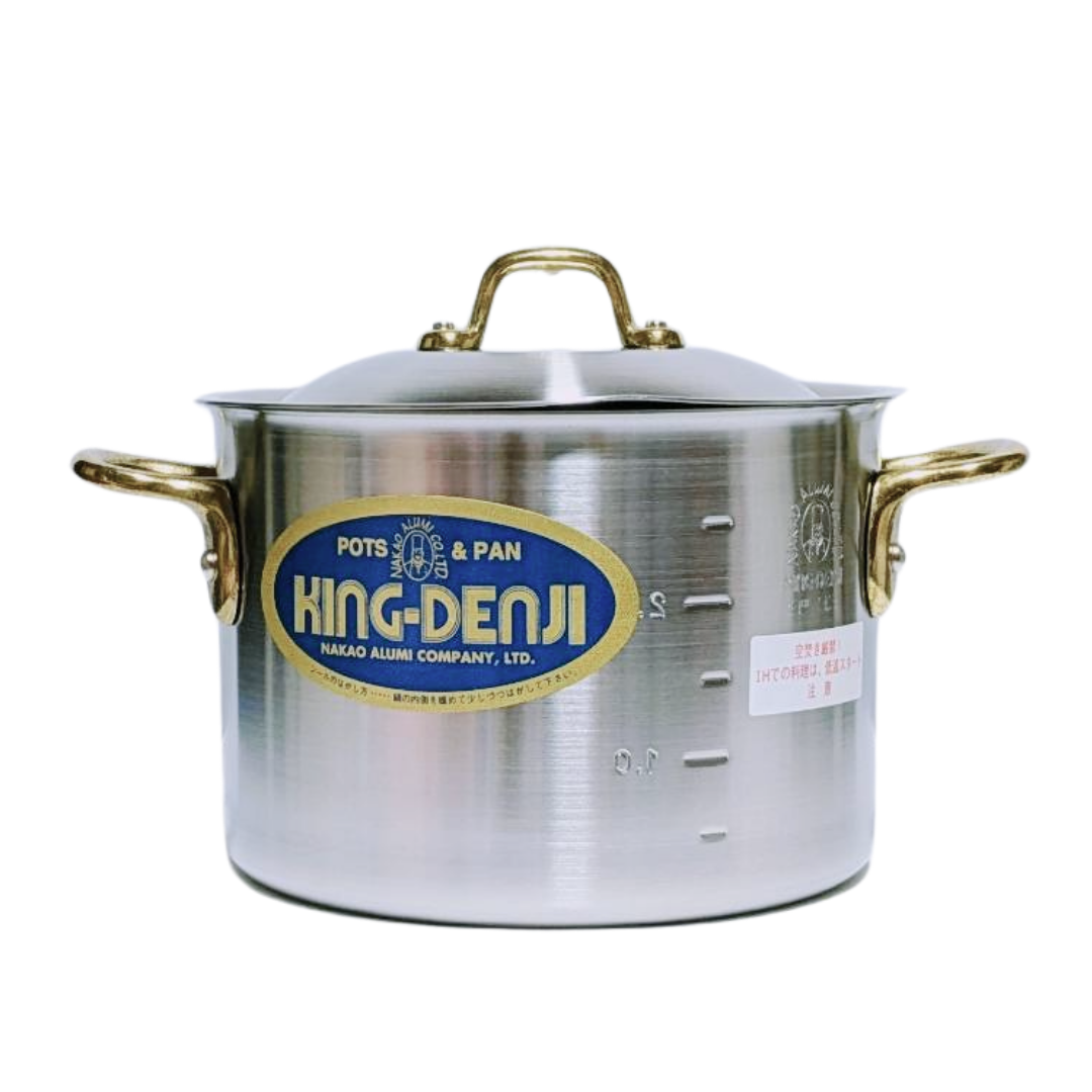 半寸胴鍋 ステンレス製 [IH・ガス] 18~45cm 全9サイズ / キングデンジ