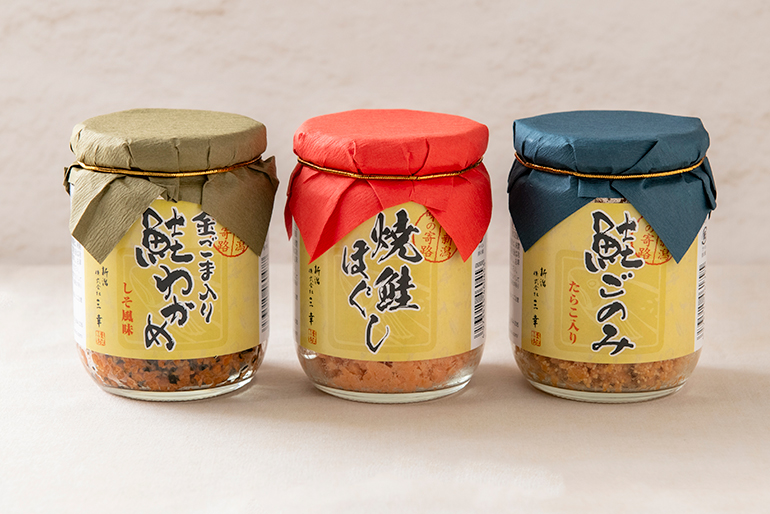 新潟直送計画】三幸の焼鮭ほぐし ギフトセット – 株式会社 三幸