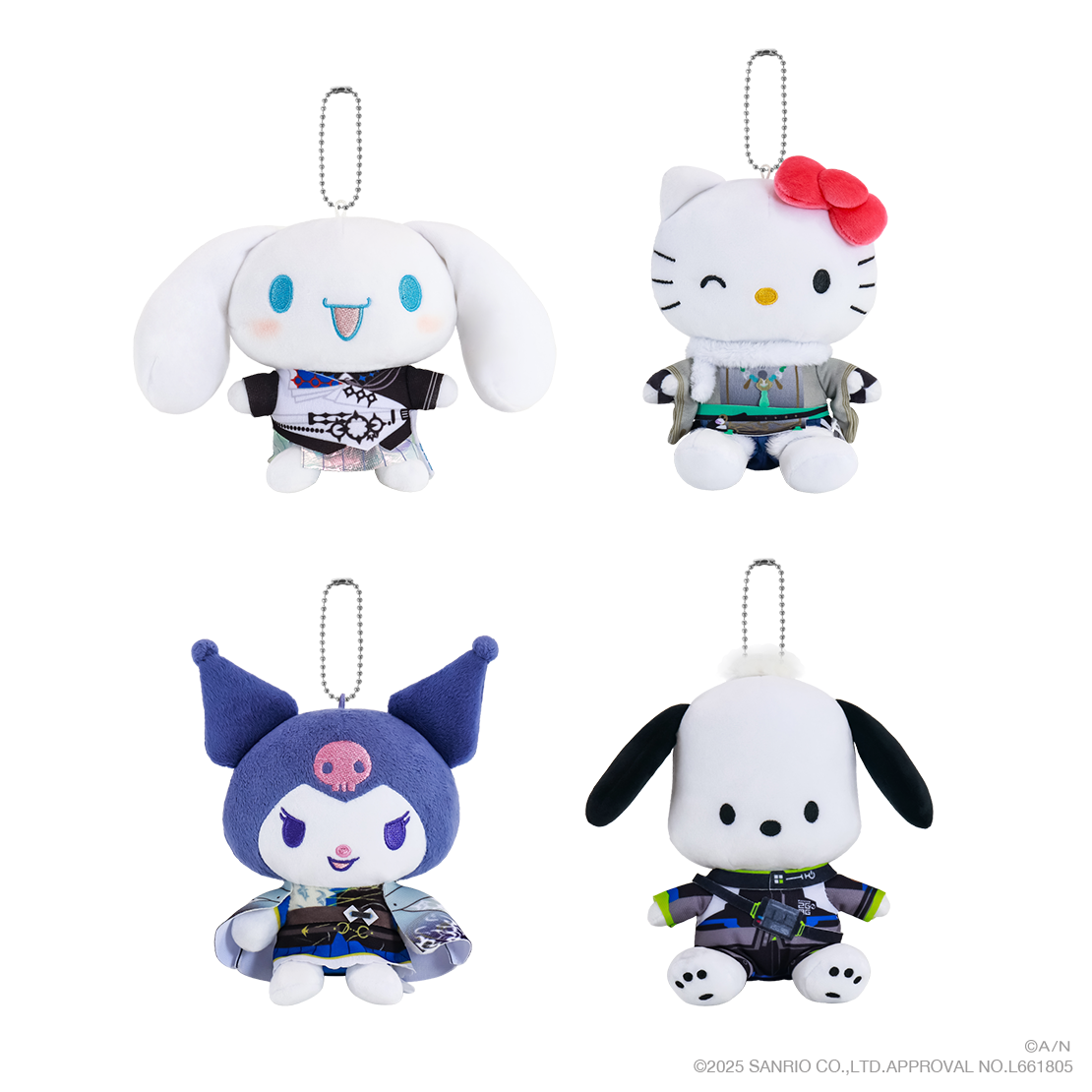 Dytica×サンリオキャラクターズ】ぬいぐるみマスコット｜にじさんじ