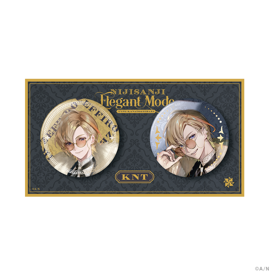 NIJISANJI Elegant Mode Type：Kanato&Hibari】缶バッジセット｜にじ