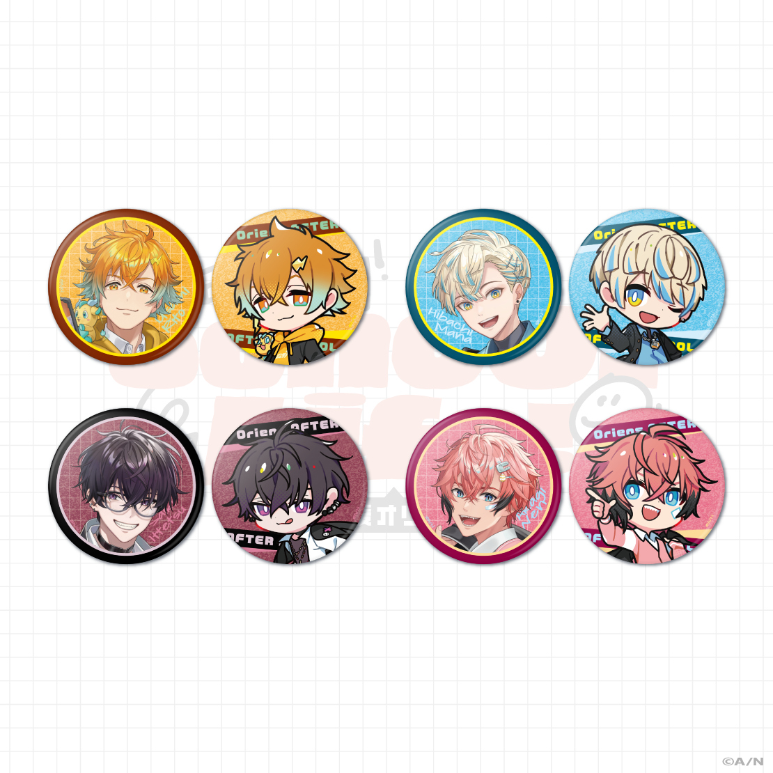 放課後オリエンス Enjoy School Life！】缶バッジセット｜にじさんじ